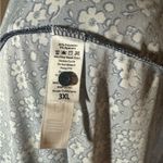 LuLaRoe NWT LLR Navy Button-down Ellie Dress with Blue Floral Pattern Photo 3