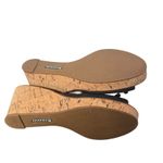 Sperry  Southport‎ Nautical Slingback Black Canvas Cork Wedge Sandals Women 10M Photo 11