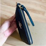 Coach  CF358 Boxed Corner Zip Wristlet In Signature Leather Debossed Photo 9