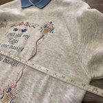 Hanes 90s USA Crewneck Grandma Godly Sweatshirt Sz. L Photo 4