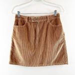 Hollister Ultra High Rise Corduroy Mini Skirt Brown 11 Photo 1