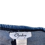 vintage 90s y2k denim jean tube top 70s vibe western cowgirl bustier Blue Size M Photo 4