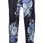 ALBION FIT Antigua Floral Compression Leggings Cobalt Rose Floral Womens Size XS Photo 0
