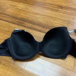 Luvlette Black Rhinestone Strap Padded Underwire Bra Size 38DD‎ Underwire Lined Photo 5