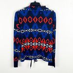 Ralph Lauren LAUREN Aztec Print Full Zipper Long Sleeves Jacket, Size Medium Photo 1