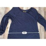 Lilly Pulitzer Surfcrest Rolled Sleeve Knit Swing Dress Navy Blue sz MEDIUM Photo 7