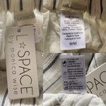 l*space Bonnie White Striped Embroidered Shorts Medium NWT Photo 7