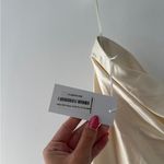 Reformation NWT Joana Silk Dress in Fior Di Latte M Photo 8