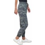 Splendid  Women's Green Camo Pocket Elastic Drawstring‎ Knit Jogger Pants Size S Photo 5