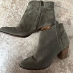 Madewell  Sz 8 olive booties Photo 0