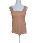 A New Day Light Orange Sleeveless Ribbed Tank Top Size XL Photo 1