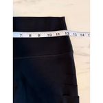 Alo Yoga  Black Cutout High Waist Biker Shorts Women's Size XS Photo 5