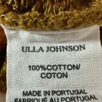 Ulla Johnson  Tillie Ruffle Sweatshirt Dress Size 0 Golden Yellow Neutral Photo 4