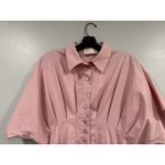 Anthropologie Exquise  Tobie Colorblocked Dress Pink Combo Sz Medium Petite Photo 1