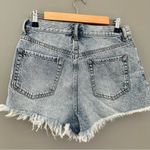 PacSun  Vintage High Rise Distressed Button Fly Shorts Size 29 Light Was… Photo 3