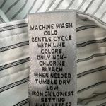 Chico's  Striped Shirt Women XL Cotton Stretch Business Casual Workwear Career Photo 9