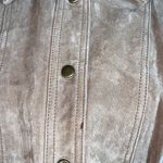 Coldwater Creek tan suede leather jacket womens size 1X Photo 7