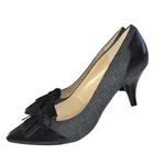 Ellen Tracy  Hellie two tone black and tweed pumps! Photo 5
