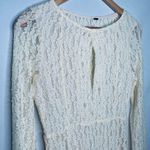 Free People NWOT Teen Witch Ivory Lace Mini Dress Photo 6