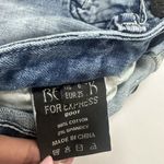 REROCK For Express Jeans Womens 25 Bootcut Stretch Thick Stitch Western Flap Blue Photo 3