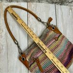 The Sak  Multicolor Crochet Shoulder Bag Silver Hardware Y2K Hobo Boho Fairycore Photo 12