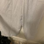 Jessica Simpson  Blue White Striped Eyelet Embroidered Jumpsuit Size Small NWT Photo 2