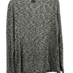 G.H. Bass &Co. G H Bass Women's Black and Gray Asymmetrical Zip Knit Jacket Sz M - L Photo 2