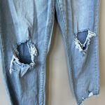 Oasis by eunina Jeans Light Washed Distressed Ripped Juniors Size 5 Photo 1