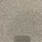 NWOT Casual Solid Ribbed Cropped Long Sleeve Shirt Tan Size L Photo 2