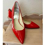 Michael Kors NWOT Dorothy Flex Red Patent Leather Classic Pointed Toe Pumps 10 M Photo 1