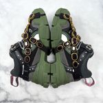 Gucci Flashtrek SEGA Removable Crystal Embellished Belt Sneaker Shoes Green 35 Photo 6