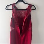 Forever 21  Red Bodycon Mini Dress Lace Cutout Photo 7