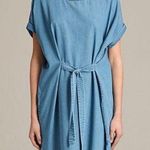 All Saints Sunny Denim Tie Dress Photo 0