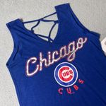 New Chicago Cubs Tank Dress Womens L Blue G Photo 1