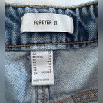 Forever 21 High Waisted Light Wash Distressed Denim Jeans Shorts Size 30 Photo 3