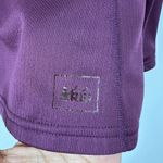 REI Top Polartec Pullover Womens Medium Purple 1/4 Zip Outdoors Activewear Hike Photo 6