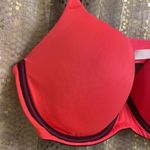 PINK - Victoria's Secret  neon orange/burgundy lightly lined wear everywhere bra 36D Photo 1