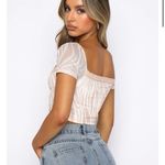 White Fox Boutique White Fox NWT Object Of My Affection Crop Nude Zebra Photo 1