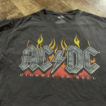 AC/DC  Cropped casual t shirt Photo 1
