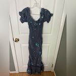 Free People  Bali Santa Cruz Maxi Embroidered Floral Dress S Photo 2