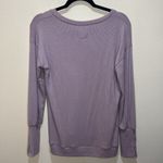 Chaser Thermal Knit Tunic Top Long Sleeve Dusty Rose Size M Photo 4