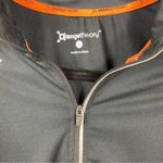 Orange Theory Womens Gray Mock Neck Quarter Zip Pullover Active Wear Top Size S Photo 2