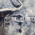 Retrofête Retrofete Gia Denim Dress in Acid Wash Blue Size Medium NWT Short Sleeve Photo 8