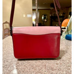 Coach Women's One Size Pink Red Leather Crossbody Bag Photo 3