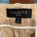 Talbots Khaki Tan Bermuda Chino Shorts Womens 4P Preppy Bermuda Modest Photo 4