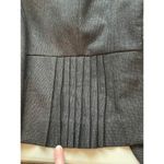 Loft Ann Taylor  Charcoal Lined Short Pleated Back Blazer Jacket size 10 Photo 8