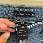 Sincerely Jules Distressed Denim Super High Rise Shorts Women Photo 4