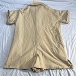 Kittenish  vera tan button down romper NWT S Small Fleece Photo 9