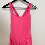 FREE PEOPLE Movement Smockin' Hot Dress in Hibiscus Size X Photo 3