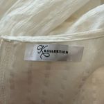 Balloon Sleeve Layered Ruffle Hem Dress Size Small White Size M Photo 8